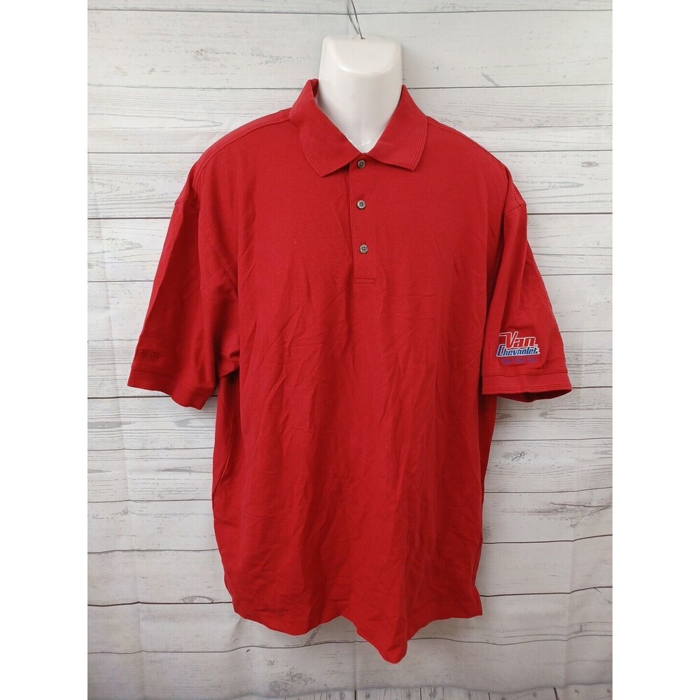 Ping Collection Van Chevrolet Yes Van Can Polo Shirt Short Sleeve Red L